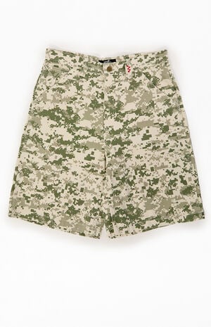 LX Check Baggy Canvas Shorts image number 1