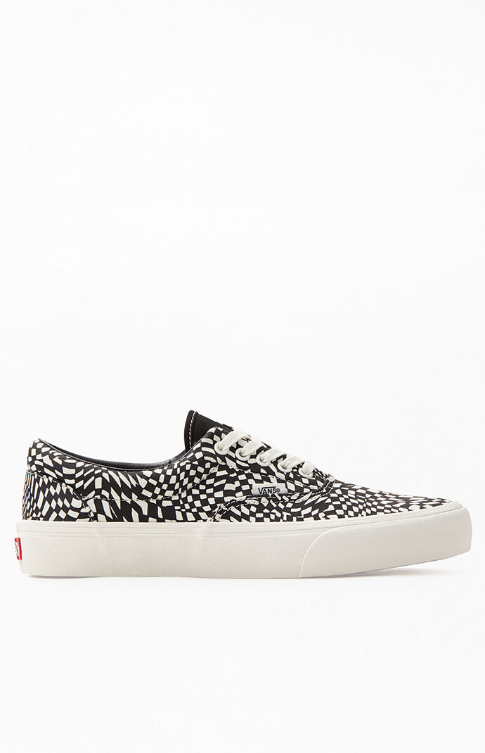 warped checkered vans