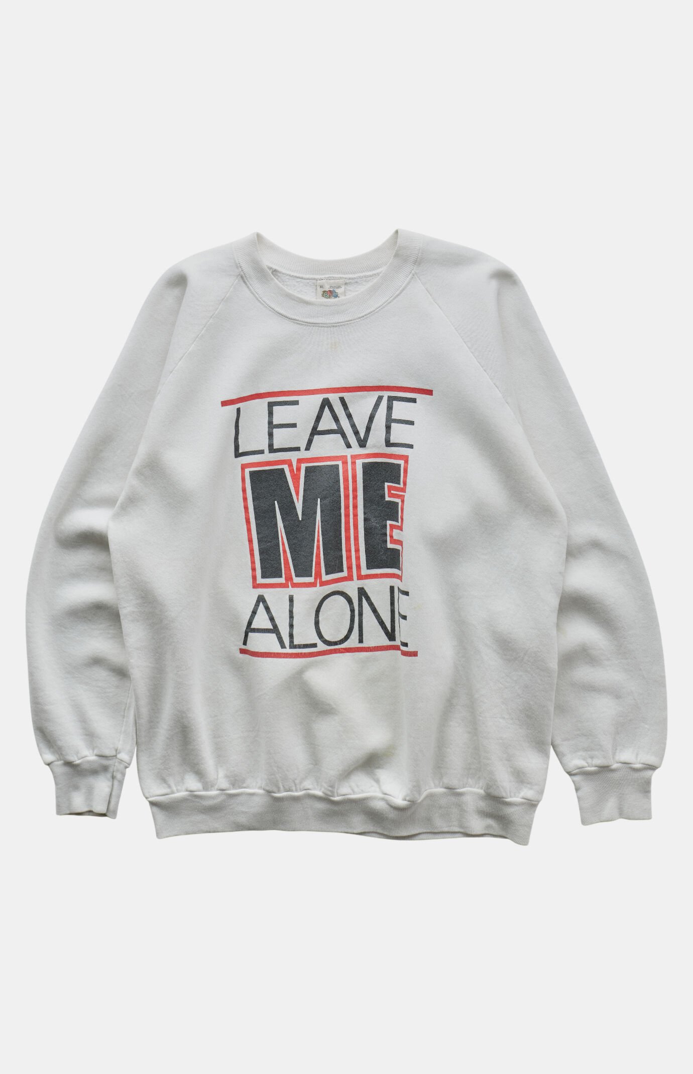 PS VINTAGE 90s Leave Me Alone Crew Neck Sweatshirt