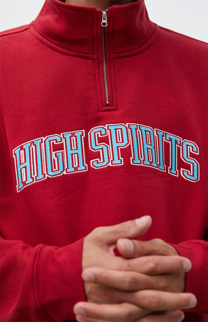 High Spirits Half Zip Fleece Pullover