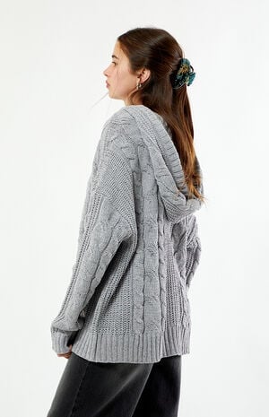 Dylan Zip Up Hooded Cardigan image number 3
