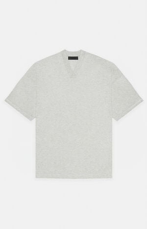 Light Heather Grey V-Neck T-Shirt image number 1