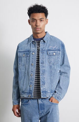 Playboy By PacSun Signature Denim Trucker Jacket | PacSun Playboy By PacSun Signature Denim Trucker Jacket | PacSun