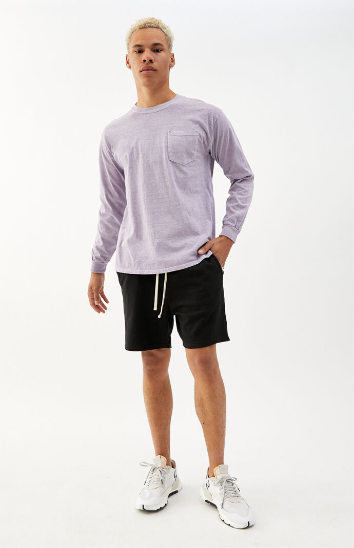 Sea Fog Vintage Wash Pocket Long Sleeve T-Shirt