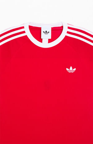 Red Three Stripe T-Shirt image number 3