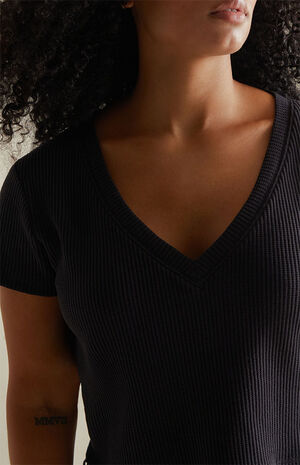 Waffle Knit T-Shirt image number 5