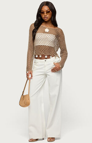 Macarena Crochet Charm Top image number 5