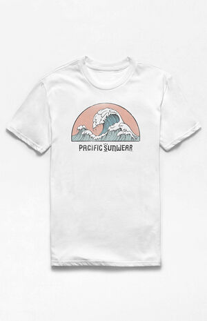 White Wave Logo T-Shirt White Wave Logo T-Shirt image number null
