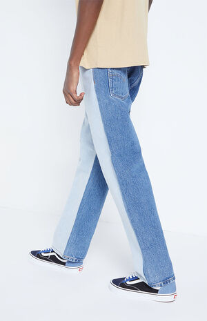 Two-Tone Skate Baggy Jeans image number 3