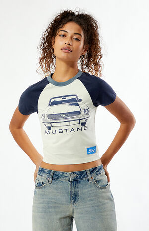 Mustang Raglan Baby T-Shirt image number 1