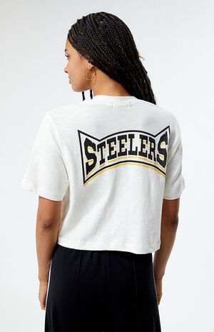 Pittsburg Steelers Cropped T-Shirt image number 2