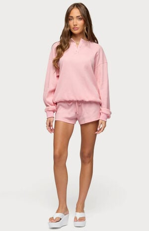 Baila Waffle Henley Top image number 4