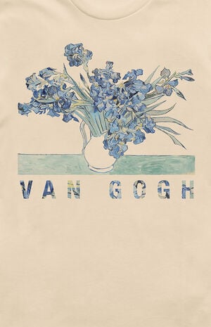 Van Gogh Blue Flowers T-Shirt image number 2