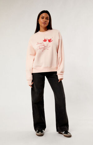 Cherry Cocktail Crew Neck Sweatshirt image number 3
