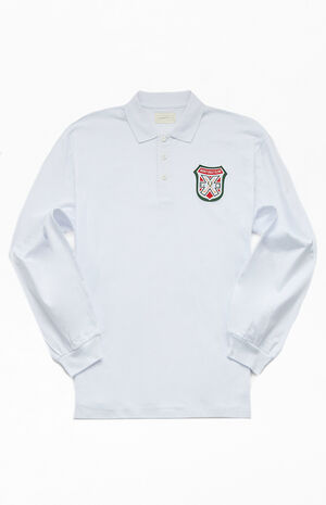 Country Club Long Sleeve Knit Polo Shirt image number 1