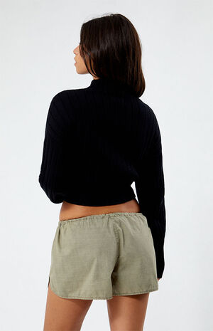 Elastic Waist Bungee Shorts image number 3