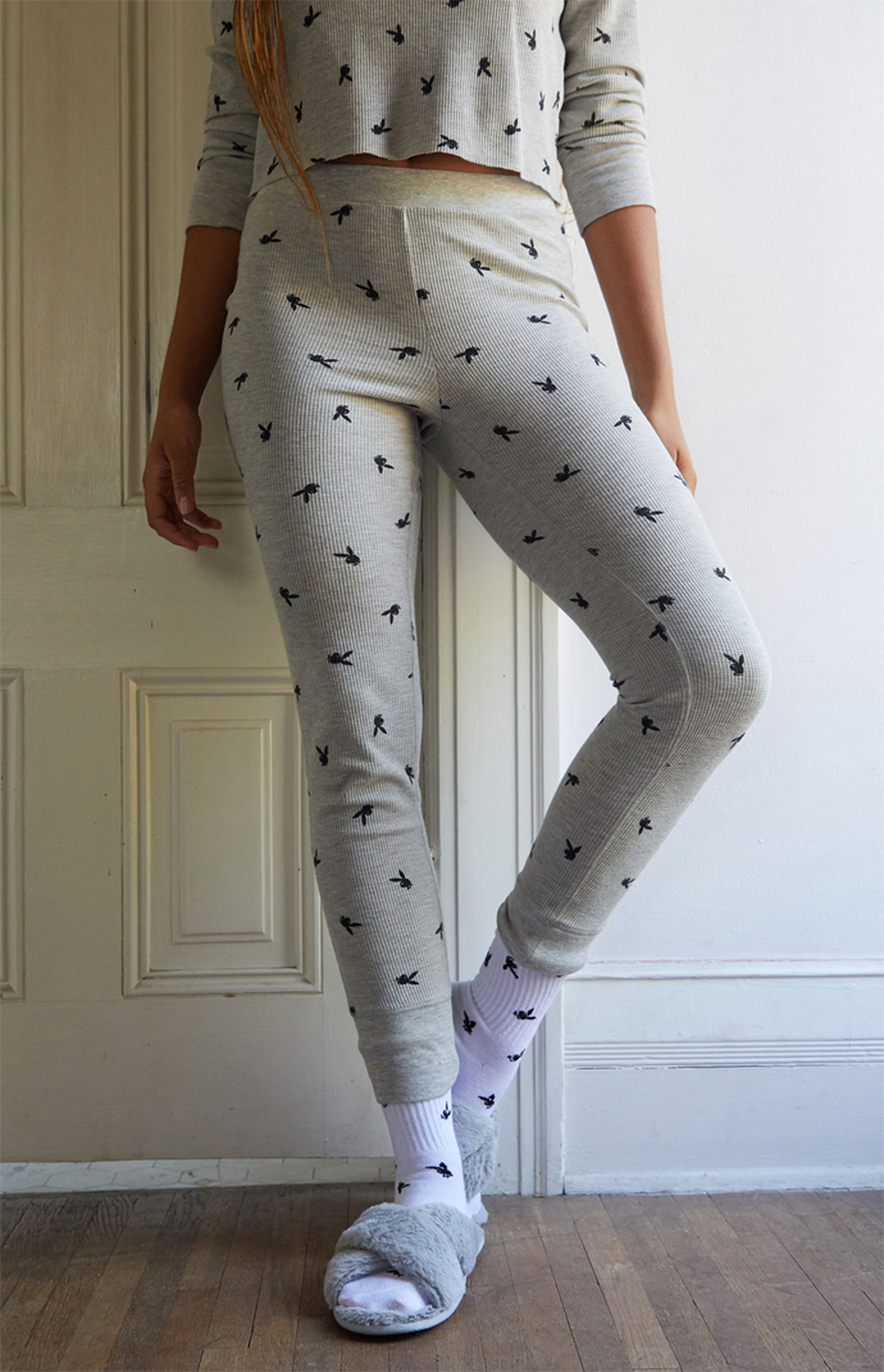 Playboy By PacSun Thermal Pajama Set PacSun