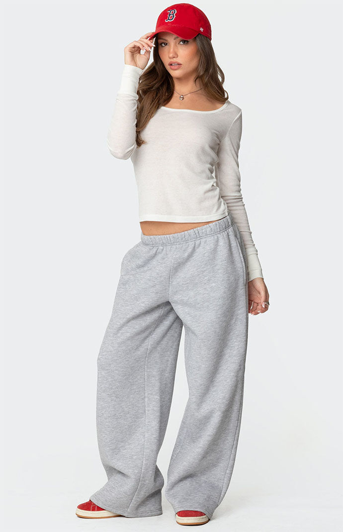 Edikted Boys Cry Wide Leg Sweatpants | PacSun