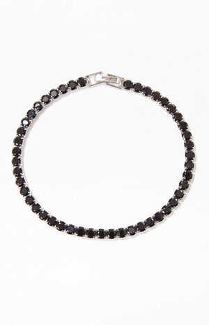 Black Tennis Bracelet image number 1