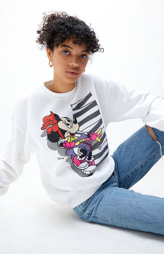 Minnie mouse sales crew neck sweater