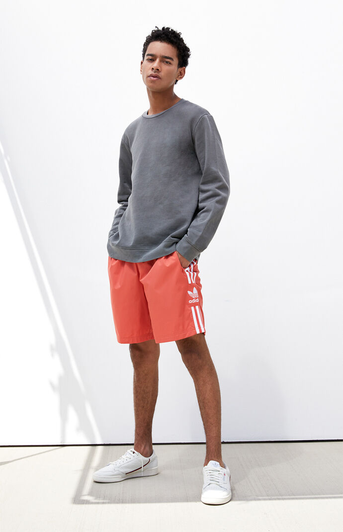 Coral Lock Up Track Shorts