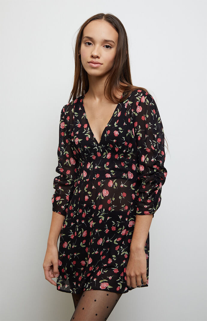 Cinched Sleeve Dress