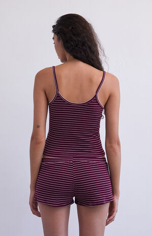 Jersey Knit Pajama Tank Top image number 5