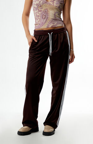 Brown Tricot 3-Stripes Track Pants image number 2