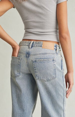 Casey Low Rise Baggy Jeans Medium Indigo Tint image number 5
