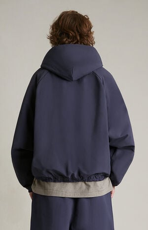 Marine Military Nylon Hooded Bomber Jacket image number 4