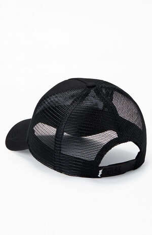Black Staple Trucker Hat image number 4