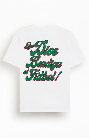 Bendiga Futbol White T-Shirt image number 3