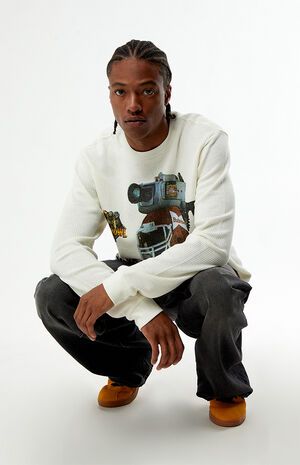 Bud Bowl Helmet Thermal Long Sleeve T-Shirt image number 5