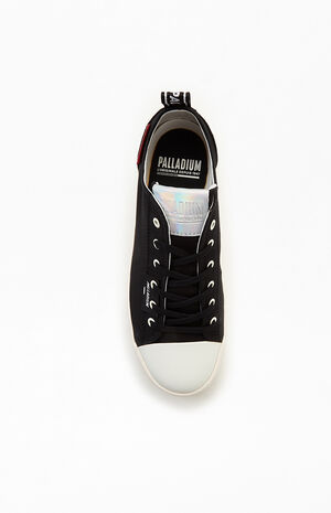 Women's Black Revolt Low Textile Sneakers image number 5