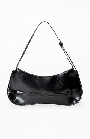 Faux Leather Ella Saddle Shoulder Bag image number 2