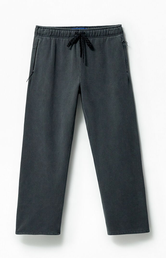 A.R.C. Washed BlackÂ Heavyweight Fleece Baggy Sweatpants