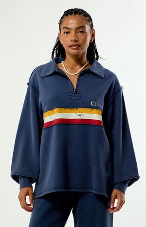 x Outer Banks OBX Quarter Zip Oversized Sweatshirt image number 2