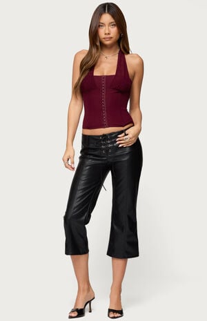 Rosalina Mesh Halter Corset image number 4