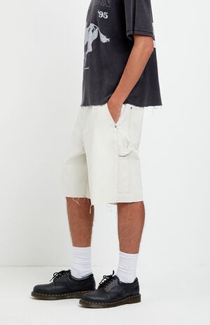 Parker Baggy Jean Shorts Carpenter Cream image number 3