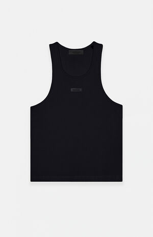 Women's Black Tri-Blend Tank Top image number 1