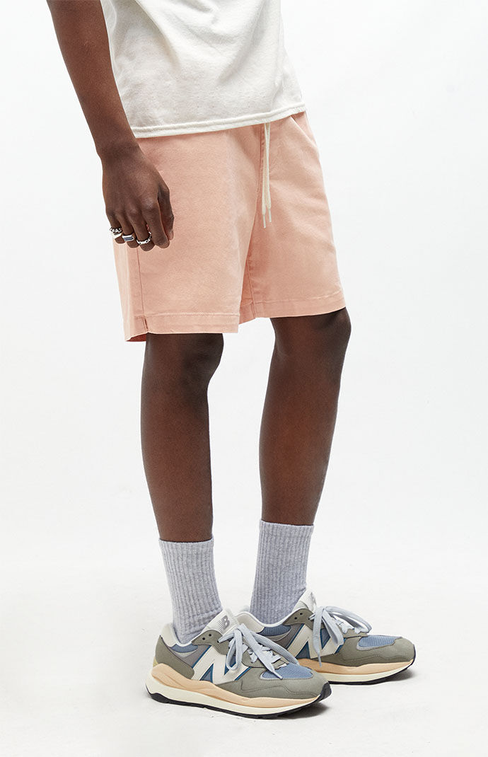 PacSun Coral Twill Volley Shorts | PacSun