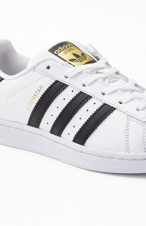 White & Black Superstar Shoes White & Black Superstar Shoes image number 5