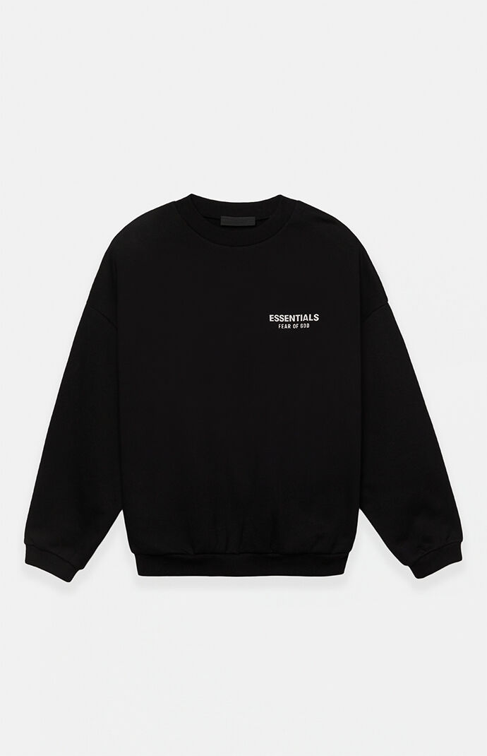 国内発送【FEAR OF GOD ESSENTIALS】HEAVY FLEECE CREWNECK Fear Of God Essentials Heavy Fleece Crewneck Black