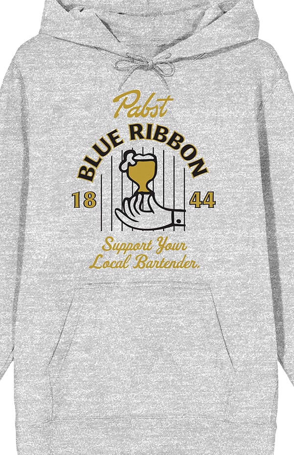 Pabst Blue Ribbon Logo Hoodie