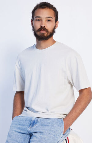 Gray Regular Fit Solid T-Shirt image number 1