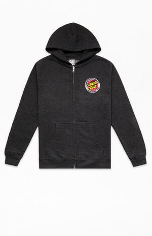Kids Flamed Full Zip Hoodie image number 2