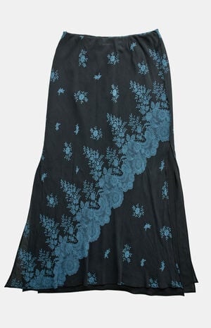 '90s Floral Midi Skirt image number 3