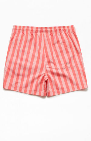 Crimson Stripe 15" Swim Trunks image number 2