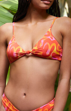 Eco Multicolor Zen Triangle Bikini Top image number 2