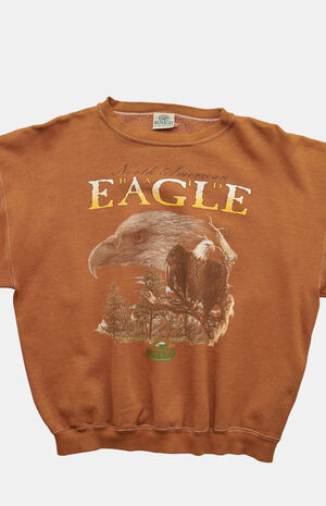 90s Bald Eagle Crew Neck Sweatshirt image number 3